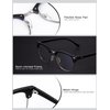 ANYLUV Blue Light Glasses Men Anti Eyestrain Lightweight Computer Gaming Blue Light Blocking Glasses for Women Clear Lens (2 Pack)