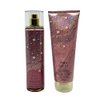 Bath & Body Works PINK SUEDE 2pc bundle – Mist & Body Cream Gift set with a Red Bow for Holiday & Gifts – Full Size