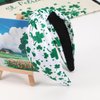 St Patrick's Day Knotted Headband for Women Twist Turban Headband Wide Hair Hoop Party Holiday Headwear for Girls