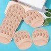 SooGree Ball of Foot Cushions (7Pairs Complexion) - Metatarsal Pads Invisible Socks for Women and Men Soft Gel Ball of Foot Pads Reusable Cushions for Pain Relief Forefoot Pad