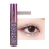 KWOLYKIM Liquid Glitter Eyeshadow, Long Lasting, Quick Drying, Easy to Apply, Loose Bling Glitter Diamond Pigmented Glue for Eye Crystals Makeup (Sparkling Purple Sequins)