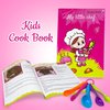 Kids Baking Set with Apron, My Lil Chef Hat for Dress Up, Oven Mitt, Kid’s Easy Bake Recipe Book, & Cooking Toys, | Mini 18 Inch Doll Apron Set Included | Girls Baker Outfit & Kitchen Toys for 3+
