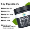 My Organic Zone Dead Sea Mud Mask for Face and Body - Best Facial Cleansing Clay for Blackheads, Whiteheads, Acne and Clogged Pores | Hydrates Skin & Improves Oily Skin (250g./8.8oz.) (+Brush)