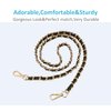 UTreers Purse Chain Strap Crossbody Bag Chains Strap Handbag Chain Replacement Leather Chain Straps 47.2"