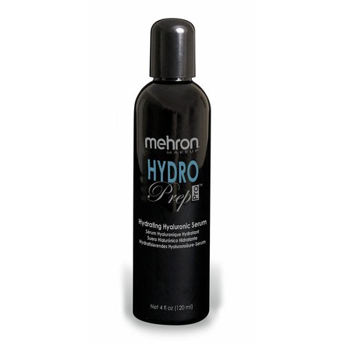 Mehron Hydro Prep Pro Hydrating Hyaluronic Acid Serum| Moisturizing and Hydrating Hyaluronic Face Serum for Face | Gel Makeup Primer 4 fl oz (120 ml)
