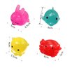 Ganjiang 8 Pack Jumbo Glitter Mochi Squishy Toys Animals Squishy Stress Relief Toys Kids Party Favors