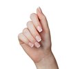 KISS imPRESS No Glue Mani Press-On Nails, French, Heroic', Light Neutral + White Tip French, Short Size, Squoval Shape, Includes 30 Nails, Prep Pad, Instructions Sheet, 1 Manicure Stick, 1 Mini File