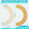 Siifert 40 Pcs Ostomy Barrier Strips Hydrocolloid Ostomy Supplies Adhesive Colostomy Supplies Elastic Barrier Strips for Colostomy Bags Curved Ileostomy Tape for Stoma Urostomy Bag