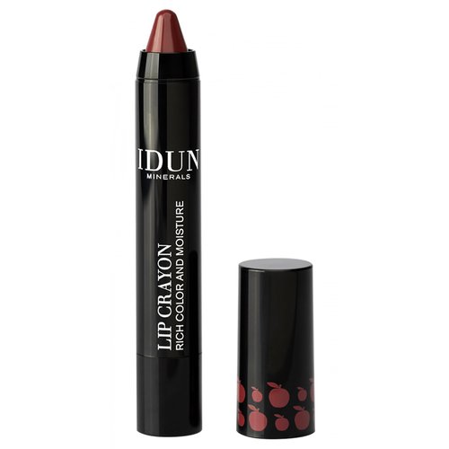 Idun Minerals - Lip Crayon - Vegan Formula - Intense Color Payoff - Full Coverage Finish - Lips Stay Moisturized And Soft - Long Lasting - Ideal For All Skin Types - Jenny Bordeaux - 0.09 Oz
