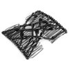 Women Girl Magic Easy Hair Beads Slide Stretchy Comb Clip Stretchable Hairpin, Beads Hair Combs Magic Elastic Hair Clips Stretchy Hair Comb Double Clips for Women Girls Hair