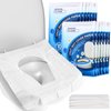 YGDZ Toilet Seat Covers Disposable (110 pack), XL Flushable Toilet Seat Covers Travel Paper Toilet Seat Cover for Kids Potty Training, Adults, Biodegradable Travel Essential Accessories for Airplane