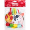 Farm Animals Party Blowers, 8 Count