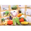 GracesDawn Green Simulation Vegetables, red Peppers, Broccoli, Bitter Melon, peas, Cabbage Vegetable Stuffed Plush Toys, Pillows Lumbar Pillows, Ideal Gift for Children (Broccoli 18.5 inches Long)