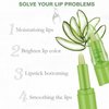 DISAAR BEAUTY 99% Aloe Vera Moisturizing Lipstick Lip Balm Lines Desalinating Nature Health Tasteless 10g
