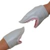 NOVELTY GIANT WWW.NOVELTYGIANT.COM Set Of 2 Silicone Great White Megalodon Shark Hand Puppet