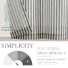jinchan Kitchen Curtains Striped Tier Curtains Ticking Stripe Linen Curtains Pinstripe Cafe Curtains 36 Inch Length for Living Room Bathroom Farmhouse Curtains Rod Pocket 2 Panels Black on Beige