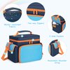 GRAOSO Carrying Case Compatible with Tonies, Storage Bag Organizer for Audio Player Starter Set, Figures, Headphones, Charging Station, Accessories, with Shoulder Strap and Handle, Blue (Case Only)