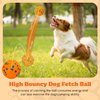 Nobleza Dog Ball Toy Tennis Bouncying Training Balls, 6 Pcak 2.75'' Aggressive Chewer Teething Durable Floating Dog Tennis Balls, Interactive Dog Popcorn Ball for Medium Small Pet Puppy