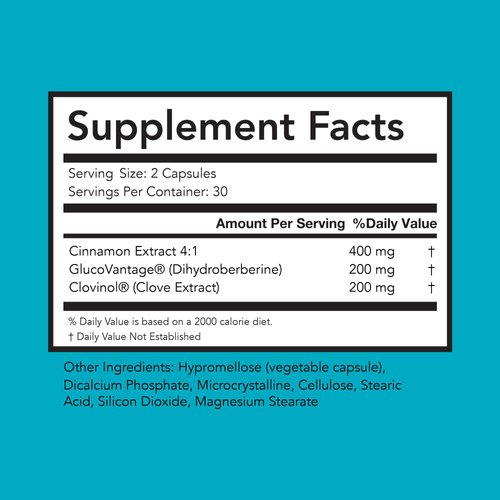 Bright Naturals Glycevia - GlucoVantage Dihydroberberine Supplement for Nutrient Regulation and Energy Support - High-Efficacy Balance Supplement, 90 Servings
