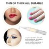 UPZIGS 10 ps 5ml Empty Cuticle Oil Pen, Nail Oil Twist Pen with Brush, Eyelash Growth Liquid Tube, Cosmetic Lip Gloss Container