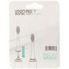 Voom Sonic Pro 7 Series Replacement Brush Heads Black/WHITE