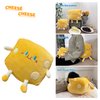 Goylmc Cheese Stuffed Toys - Food Bread Plush Pillow - Home Decoration Christmas Birthday Gift for Kids Boys Girls (Medium)