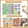 Farm Animals Party Favors Supplies 108 Pcs Birthday Party Decorations Goodie Boxes Bubble Wands Stampers Rubber Pigs Figures Keychains Pull Back Cars Slap Bracelets Stickers Toys For Kids Boys Girls
