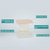 Dimora Silicone Foam Dressing with Border Adhesive 6"x6" Waterproof Wound Dressing Bandage for Wound Care 10 Pack