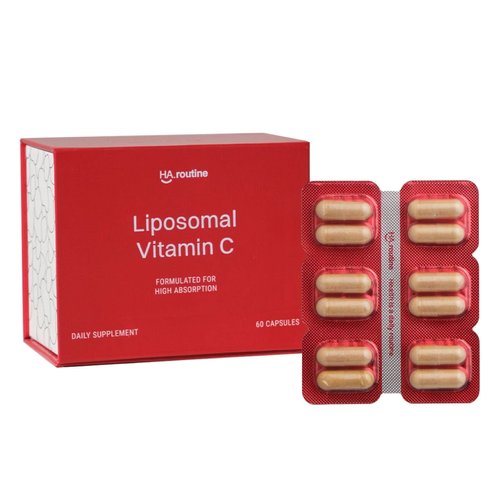 Haroutine Liposomal Vitamin C Capsules - 1200mg per Serving, High Absorption Vegan Vitamin C Capsule, Powerful Antioxidant Supplement for Immune Support, Collagen Booster & Healthy Aging