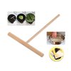 DS. DISTINCTIVE STYLE Crepe Spreader 2 Pieces 6.1 Inches x 4.7 Inches Natural Wooden T-Shaped Tool for Crepes Wooden Crepe Maker Pancake Maker Tool