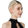 Xiushumyi Wig Cap Lace Wig Grip Cap for Keeping Wigs in Place Wig Cap with Grip Band Make Your Wigs Glue Free Non-Slip Wig Caps for Women (Nude, M)