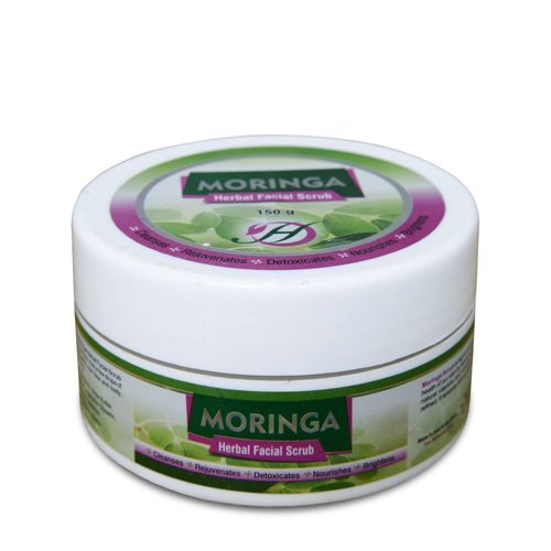 Herboganic Moringa Facial Scrub | Natural Face Scrub| Rich for Skin Rejuvenation and Moisturizing | Gentle and Deep Cleansing Suitable for All Skin Types.…