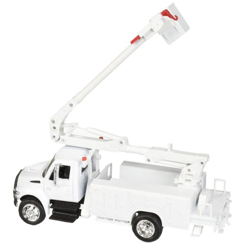 New Ray International 4200 Line Maintenance Service Truck White Long Haul Trucker Series 1/43 Diecast Model