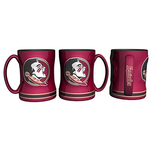 Florida Seminoles Ceramic Relief Coffee Mugs