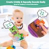 beiens Baby Books Toys, Touch and Feel Crinkle Cloth Book for Infant Baby 0-3-6-12-18 Months, Early Development Interactive Stroller Soft Toys, Shower Gifts Christmas Stocking Stuffers for Boys Girls