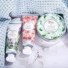 Hand Cream Gift Set - Hand Lotion Gift Box for Women, Travel Size Hand Cream Gift Set, Repair&Moisture Dry Hands, Skin Care Birthday Gift Set for Women, Includes 2 Hand Cream & Exfoliating Cream