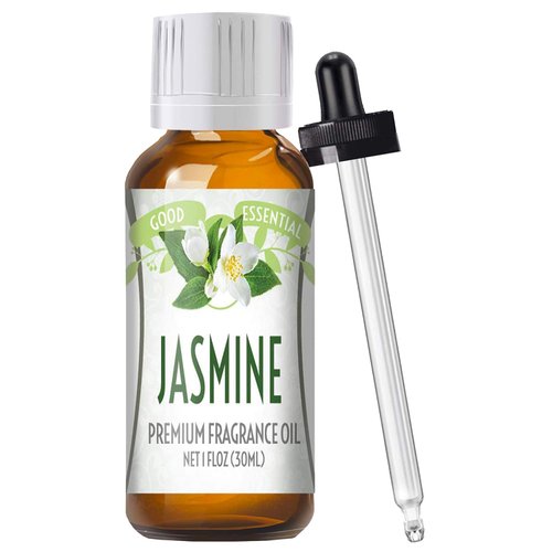 Good Essential – Professional Jasmine Fragrance Oil 30ml for Diffuser, Candles, Soaps, Lotions, Perfume 1 fl oz
