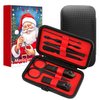 Manicure Kit Christmas Stocking Stuffers for Men - Manicure Set, Nail Clippers Kit, 7 Pcs Manicure and Pedicure Kit, Black Nail Care Kit Christmas Gifts For Men Dad Husband Boyfriend Father Women Mom