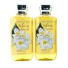 Bath & Body Works Shower Gel, Gift Set of 2, 10oz Each (White Tea Ginger)