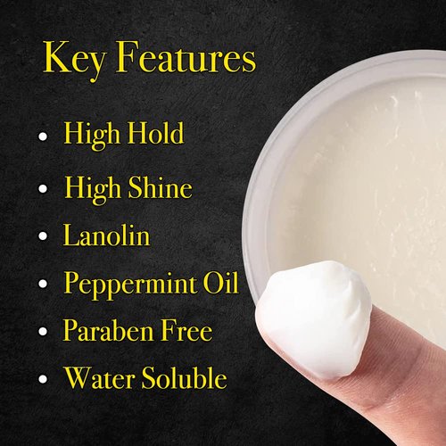 Pete & Pedro HAIR POMADE - Hair Styling Classic Pomade for Men | Medium Hold and High Shine With A Ton Of Control, Helps Slick Back Hair | As Seen on Shark Tank 2 oz.