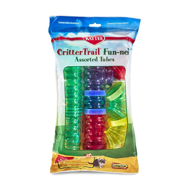 Kaytee CritterTrail Fun-nel 16-Piece Assorted Small Animal Habitat Tubes