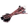 Tecunite 20 Pieces 3-pin Servo Extension Cable Wire Cord Female to Male RC Servo Extension Cord Wire Connectors for Servo Extension Connection Control Board Remote Control Parts(5 Sizes)