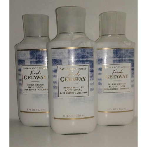 3 Fresh Getaway (Yuzu Citrus) Bath Body Lotion w/Shea & Vitamin E 8 oz