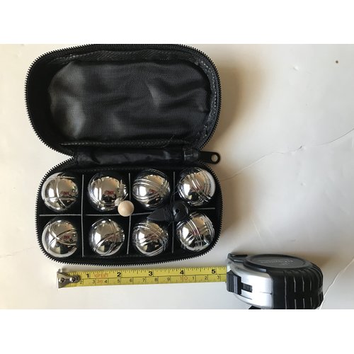 BuyBocceBalls Listing - 8 Ball 35mm Metal Mini Bocce/Petanque Set with Black Bag - Single