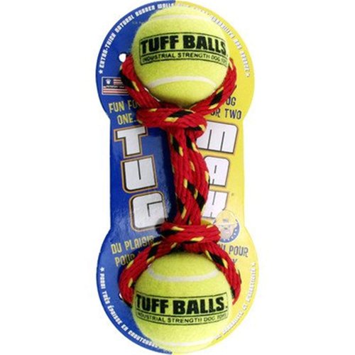 PetSport USA 70001 Tuff Balls Tug Max Dog Toy Assorted Colors