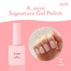 A_muse A_mini Basic Signature Gel Coloring Over Syrup Gradation Gel Nail Polish 10ml Nude Pink Neutral Sheer Skin Tone Milky Translucent Nail UV Light Cure Gel Polish for Nail Art