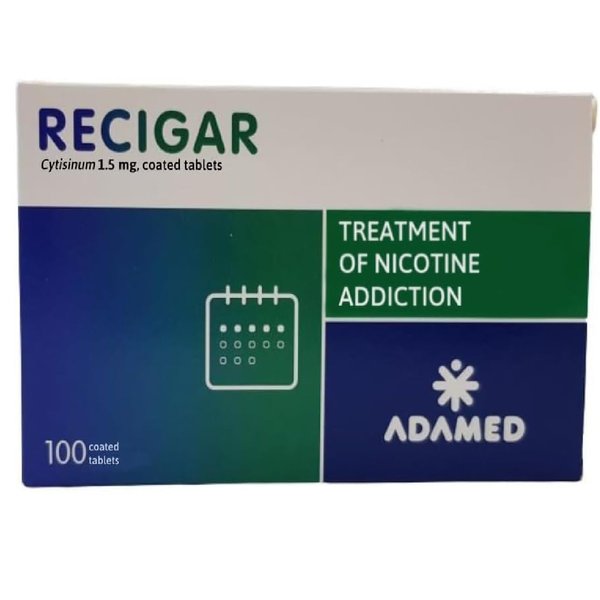 DUOshop Recigar 100 Tablets, 1,5mg, Stop Smoking Made in Poland.Quit Smoking and say Goodbye to The Habit.