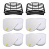 Hechuang 2 + 4 Pack Vacuum Filters Replacement Compatible for Shark Navigator Lift-Away NV350, NV351, NV352, NV355, NV356E, NV357, NV360, NV370, NV391, UV440, UV490, UV540,Replacement XFF350 XHF350