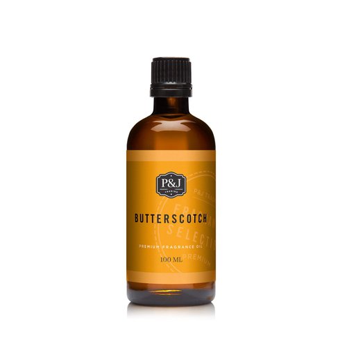 P&J Trading - Butterscotch Scented Oil 100ml - Fragrance Oil for Candle Making, Soap Making, Diffuser Oil