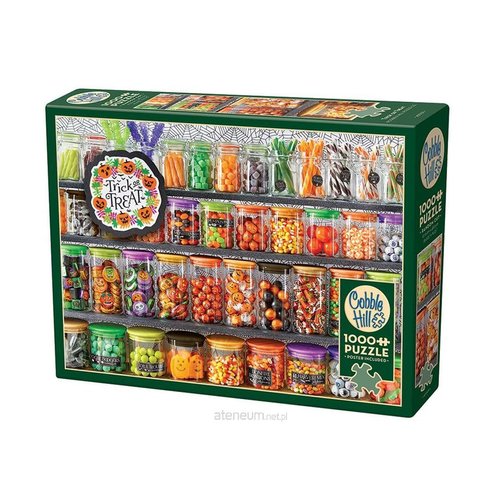 Cobble Hill 1000 Piece Puzzle - Trick or Treat - Sample Poster Included